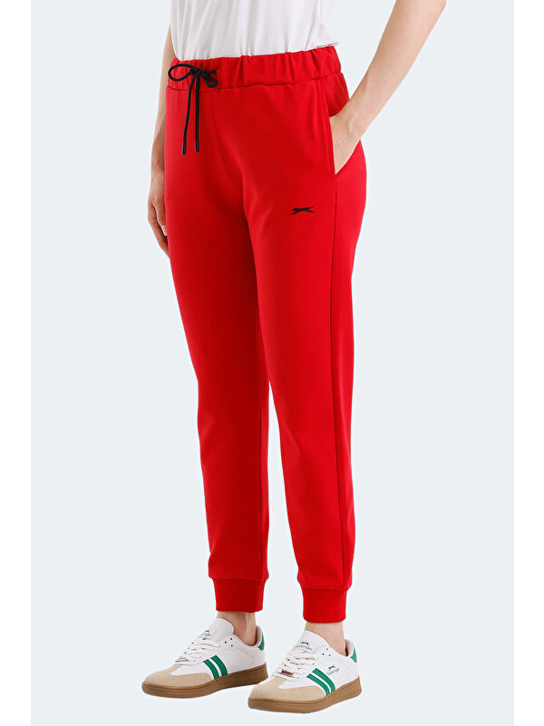 SLAZENGER VETERAN Kadın Eşofman Altı Kırmızı