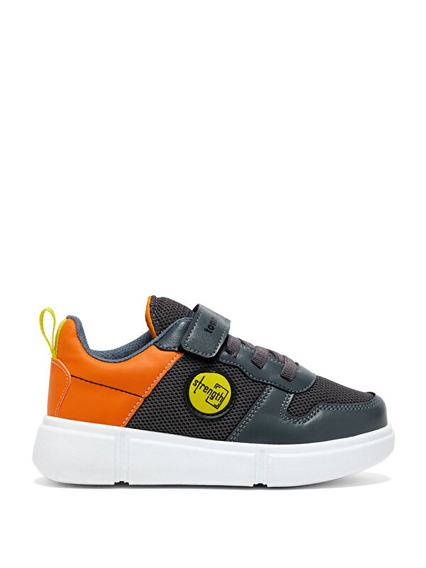 Tonny Black Beyaz Tonny Black Rahat Kalip Çocuk Unisex Cırtlı Ayakkabı