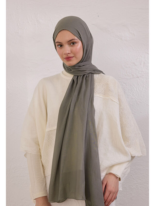 Fresh Scarfs Soft Viskon Şal Füme