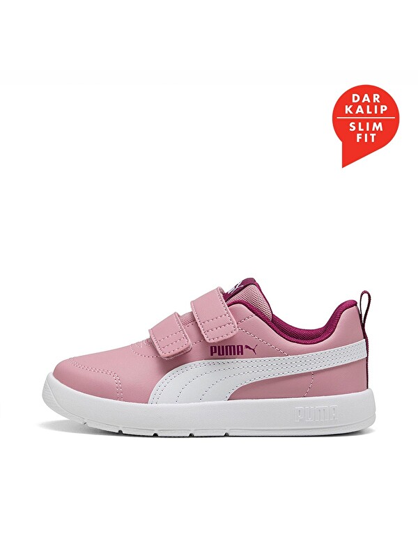 Puma Courtflex V3 V Çocuk Pembe Sneaker
