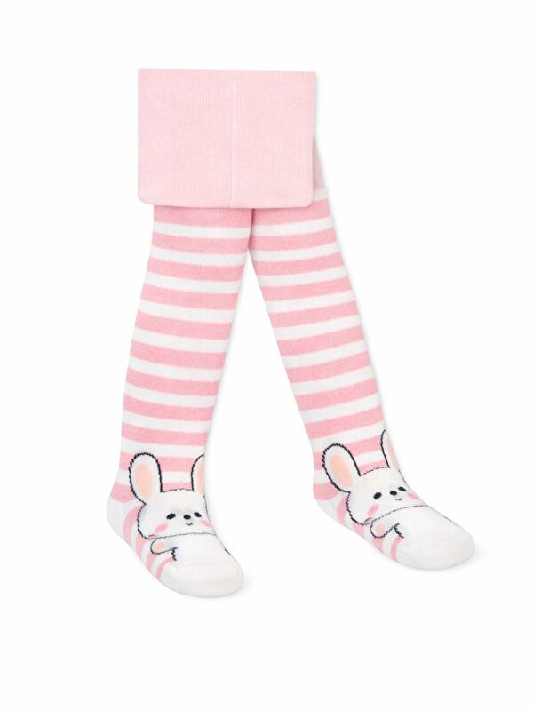 Civil Baby Tavşan 6-18 Ay Bebek Kız Külotlu Çorap
