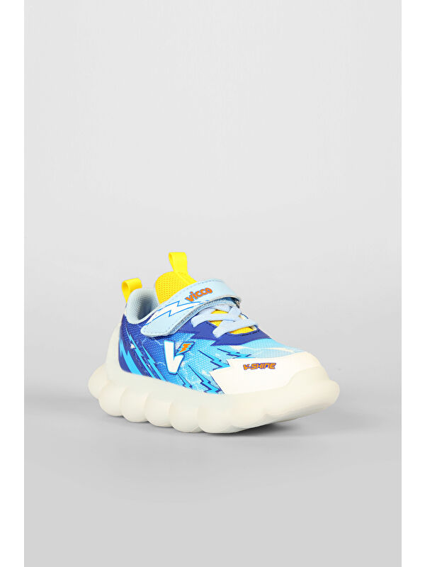 Flash Işıklı Erkek Okul Öncesi Lacivert Spor Ayakkabı - Görsel 3