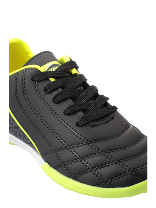 HINO HS Erkek Çocuk Halı Saha Siyah / Sarı Futbol Ayakkabısı - Görsel 5