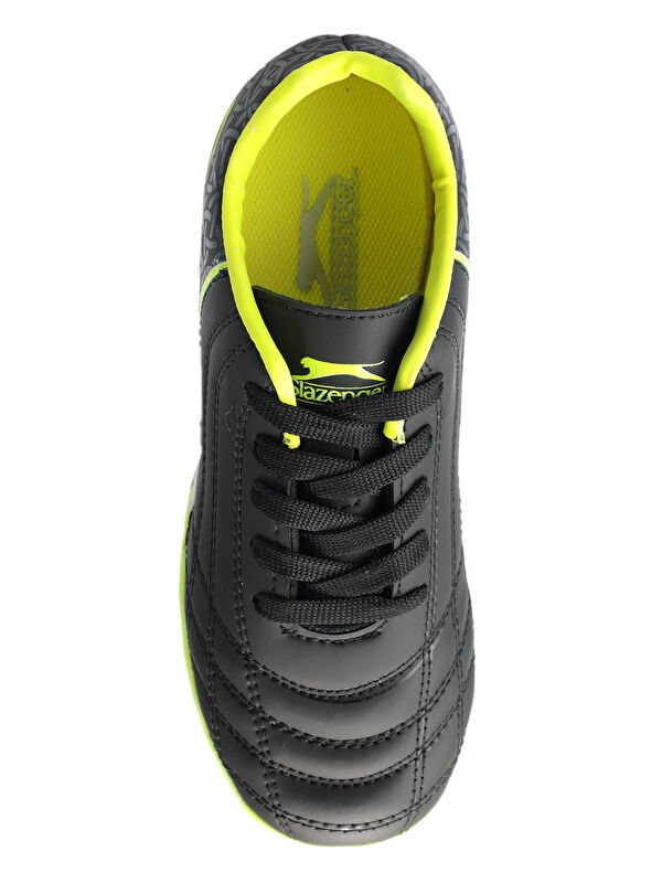 HINO HS Erkek Çocuk Halı Saha Siyah / Sarı Futbol Ayakkabısı - Görsel 6