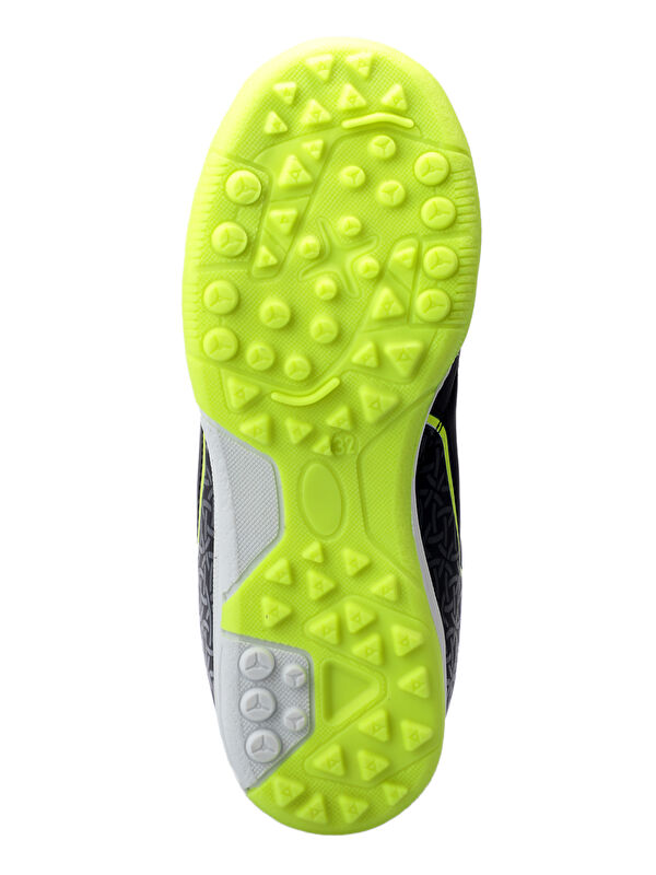 HINO HS Erkek Çocuk Halı Saha Siyah / Sarı Futbol Ayakkabısı - Görsel 8