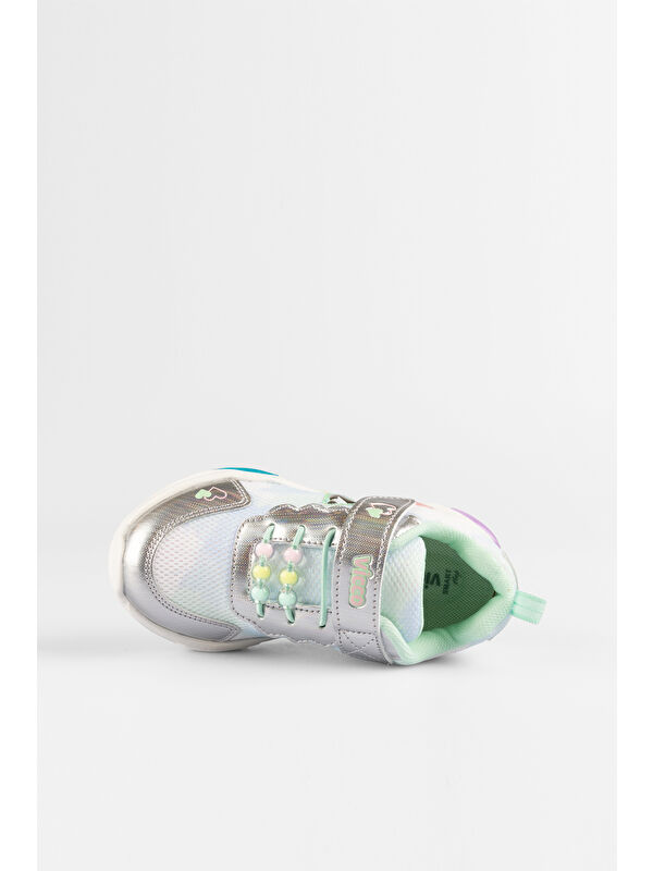 Gelato Işıklı Kız Okul Öncesi Beyaz Spor Ayakkabı - Görsel 7