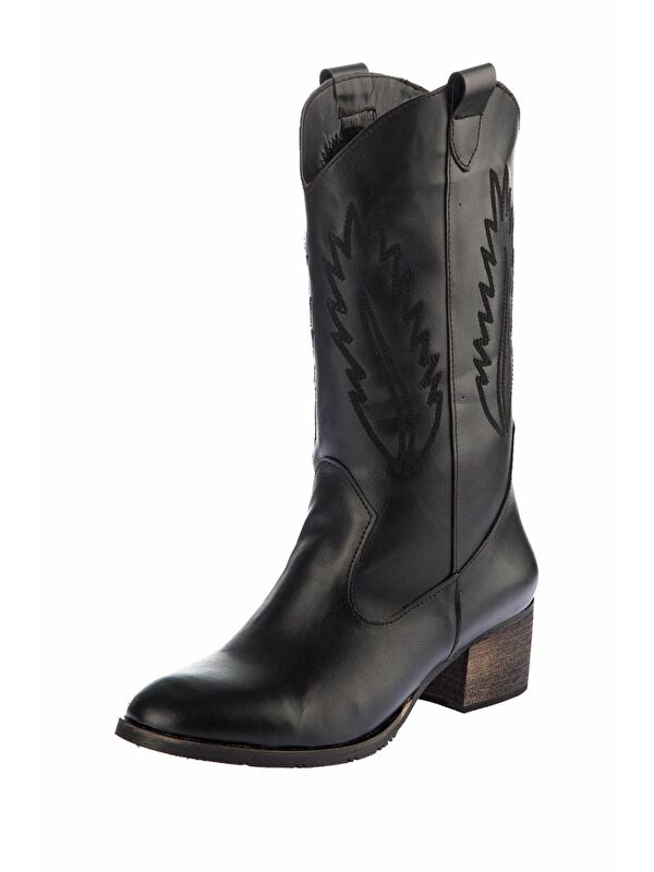 E267730009 Siyah Kadın Bot - Görsel 4