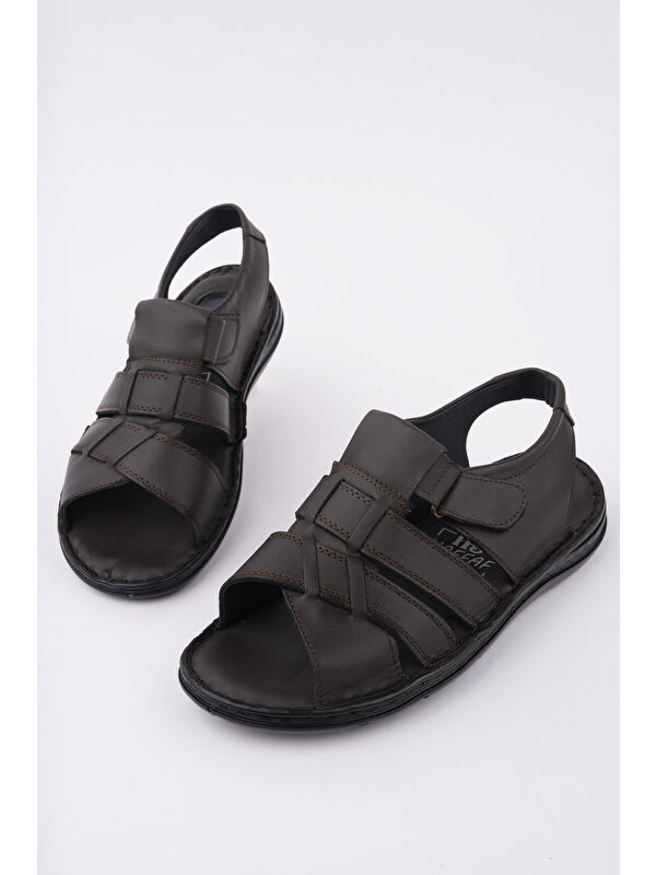 Charles Erkek Günlük Rahat Yumuşak Taban Ortopedik Sandalet - Görsel 4