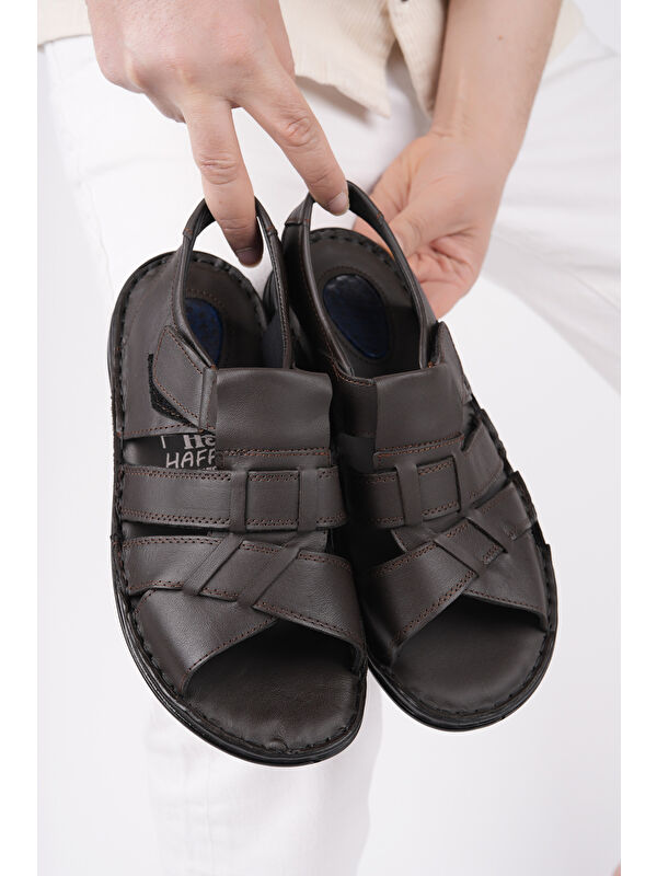 Charles Erkek Günlük Rahat Yumuşak Taban Ortopedik Sandalet - Görsel 9