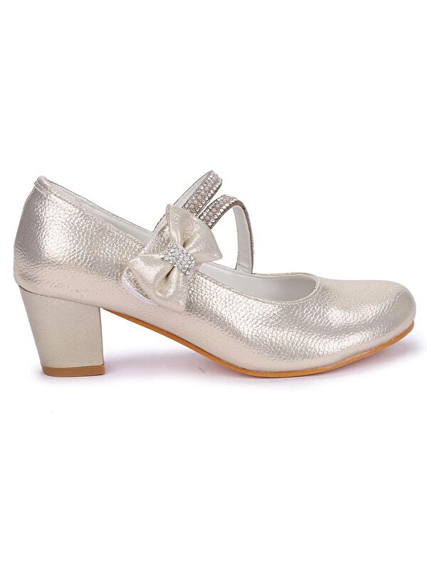 Aisha Vakko Günlük Kız Çocuk 4 Cm Topuklu Abiye Ayakkabı - Görsel 6