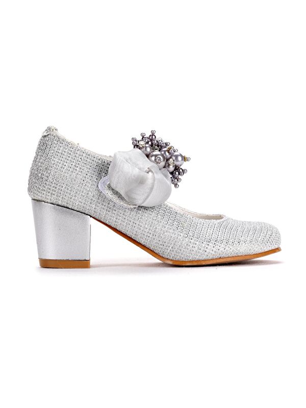 Angelina Çupra Günlük Kız Çocuk 4 Cm Topuklu Abiye Ayakkabı - Görsel 5