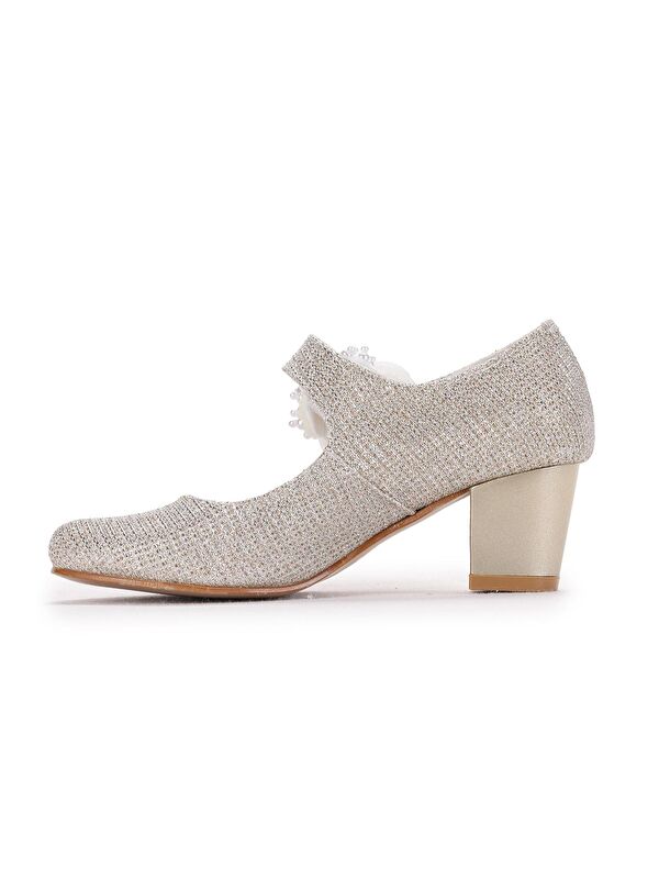 Angelina Çupra Günlük Kız Çocuk 4 Cm Topuklu Abiye Ayakkabı - Görsel 6