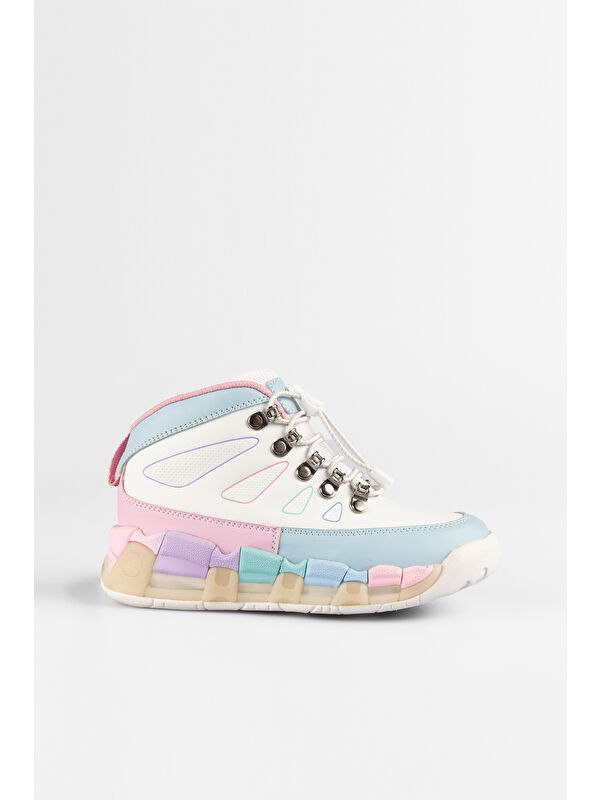 Ellen Işıklı Kız Okul Öncesi Beyaz Bot - Görsel 3