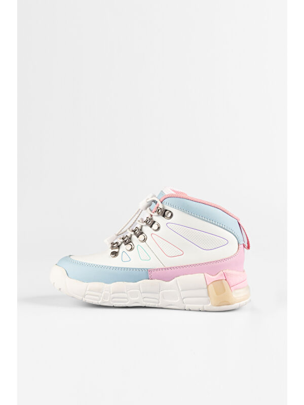 Ellen Işıklı Kız Okul Öncesi Beyaz Bot - Görsel 4