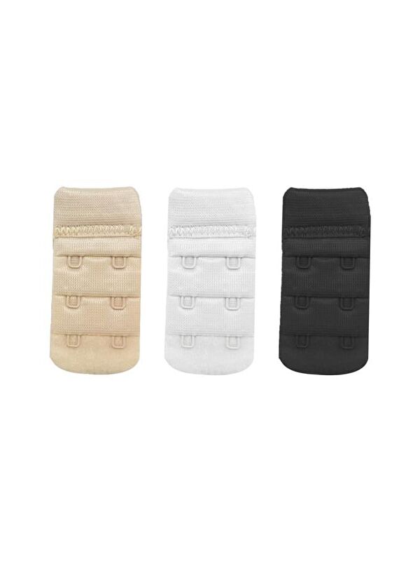Cottonhill Kadın Sütyen Uzatma Agrafı 2 Kancalı 3 Sıralı Kopça 3'Lü Paket