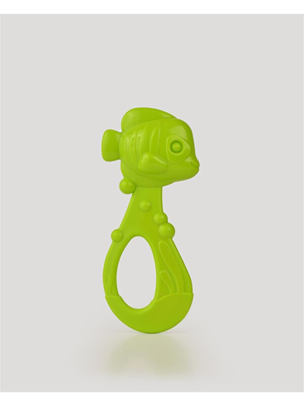 Let's Be Child Çift Renkli Balık Çıngırak Yeşil