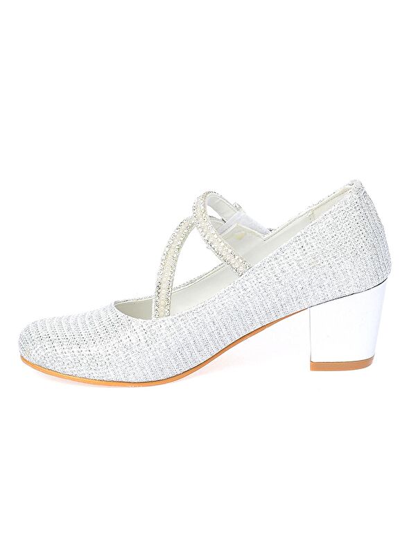 Aisha Çupra Günlük Kız Çocuk 4 Cm Topuklu Abiye Ayakkabı - Görsel 4