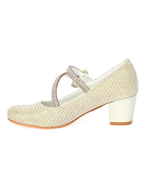 Aisha Çupra Günlük Kız Çocuk 4 Cm Topuklu Abiye Ayakkabı - Görsel 4