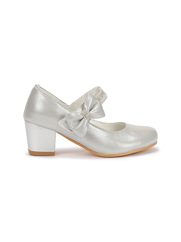 Cameli Vakko Günlük Kız Çocuk 4 Cm Topuklu Abiye Ayakkabı - Görsel 5
