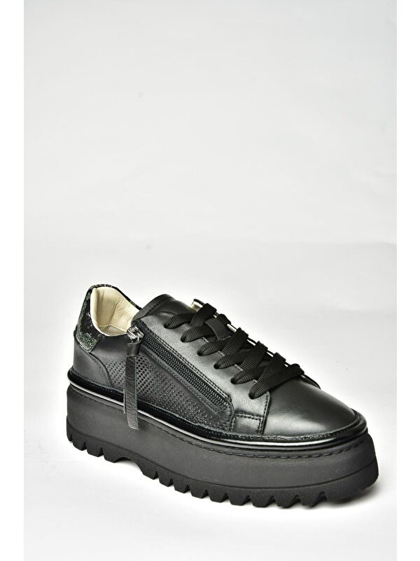 Siyah Kadın Sneaker U5553102 - Görsel 2