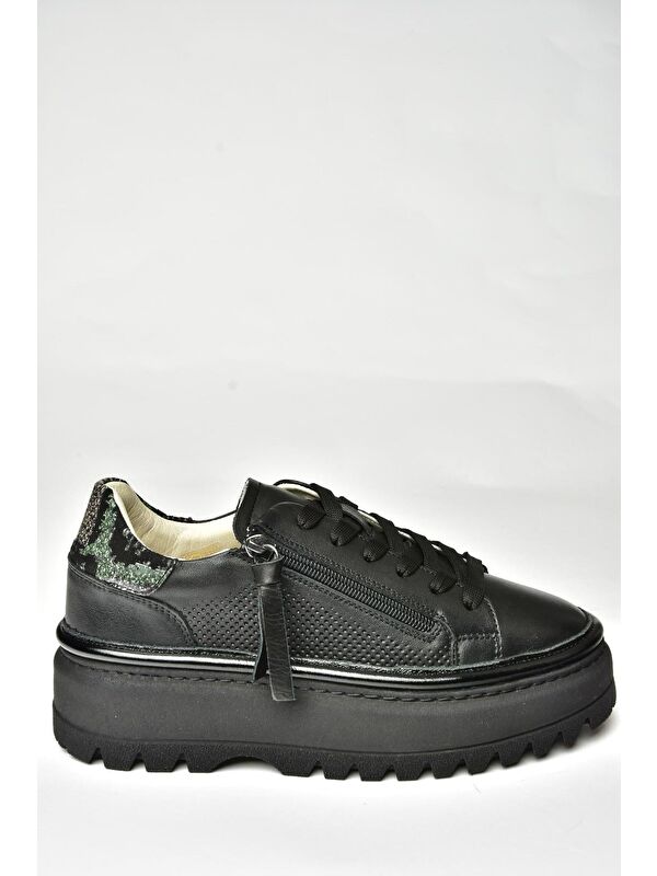 Siyah Kadın Sneaker U5553102 - Görsel 3