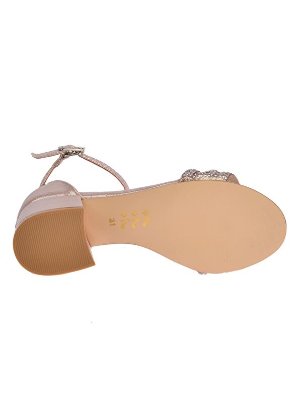 763 Çatlak Günlük Kız Çocuk 3 Cm Topuklu Sandalet Ayakkabı - Görsel 5