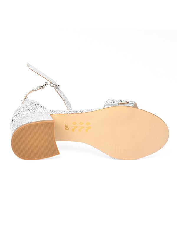 763 Çatlak Günlük Kız Çocuk 3 Cm Topuklu Sandalet Ayakkabı - Görsel 5