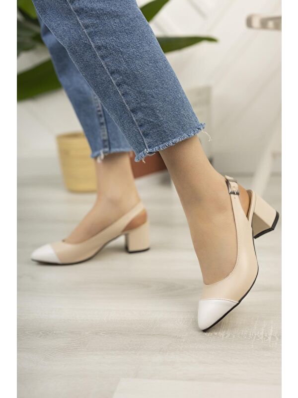 SHARON Kadın Günlük Topuklu Ayakkabı - Görsel 4