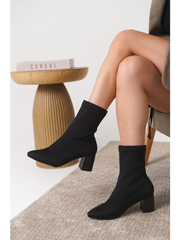 D651 Kadın Streç Su Geçirmez Bot - Görsel 5