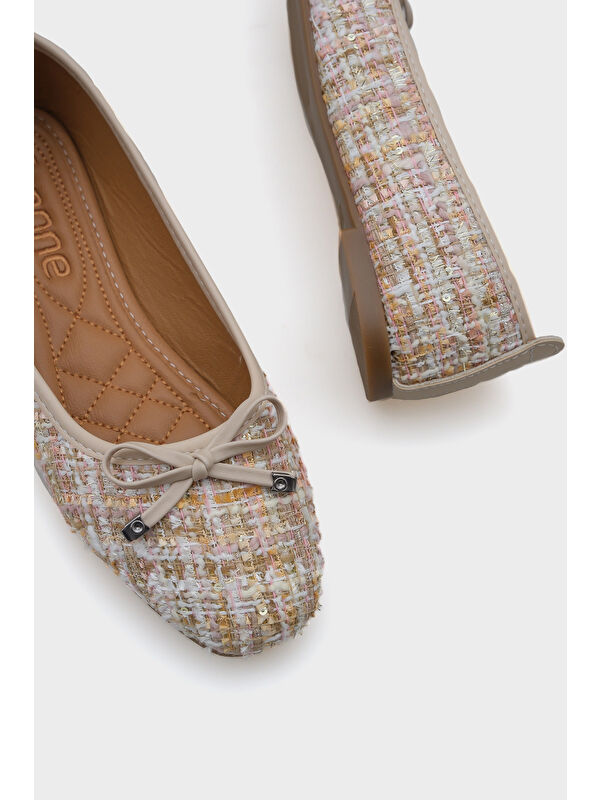 Capone Outfitters Sarı Capone Outfitters Hana Trend Kadın Babet