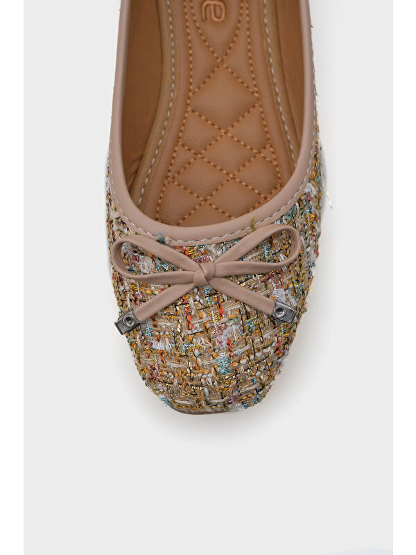 Capone Outfitters Sarı Capone Outfitters Hana Trend Kadın Babet