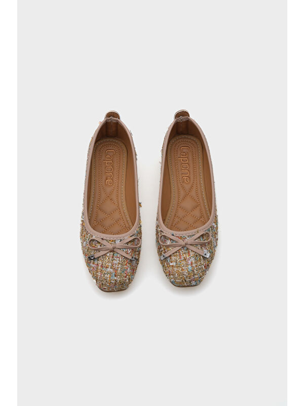 Capone Outfitters Sarı Capone Outfitters Hana Trend Kadın Babet