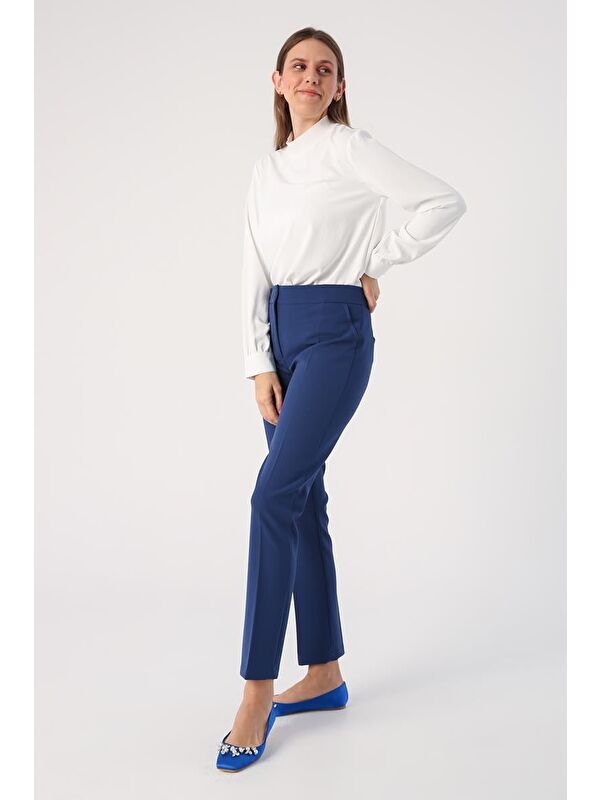 ALLDAY İndigo Elastanlı Cigarette Pantolon