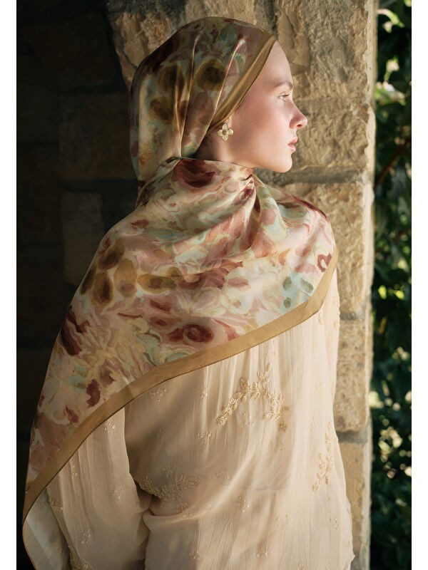 Fresh Scarfs Astra Floş Viskon Şal Soft Sarı