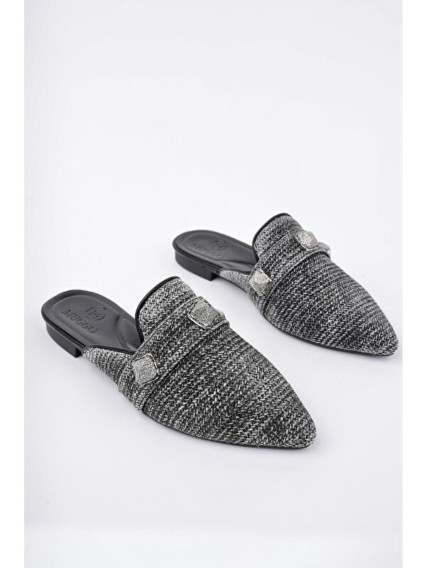 KENDAL Önü Kapalı Kadın Günlük Hasır Terlik - Görsel 2