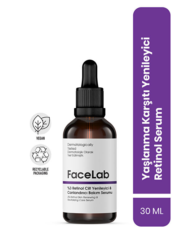 FaceLab Yaşlanma Karşıtı Yenileyici Retinol Serum