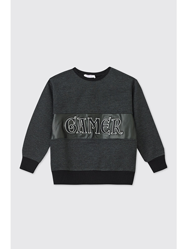 Panço Erkek Çocuk Antrasit Sweatshirt