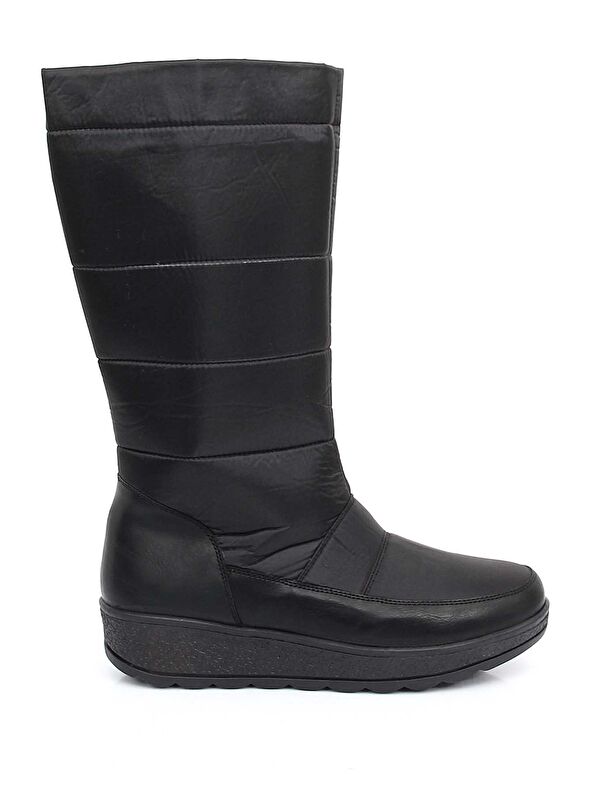 Yuvarlak Burun Fermuarlı Kadın Kar Botu 46580 - Görsel 5