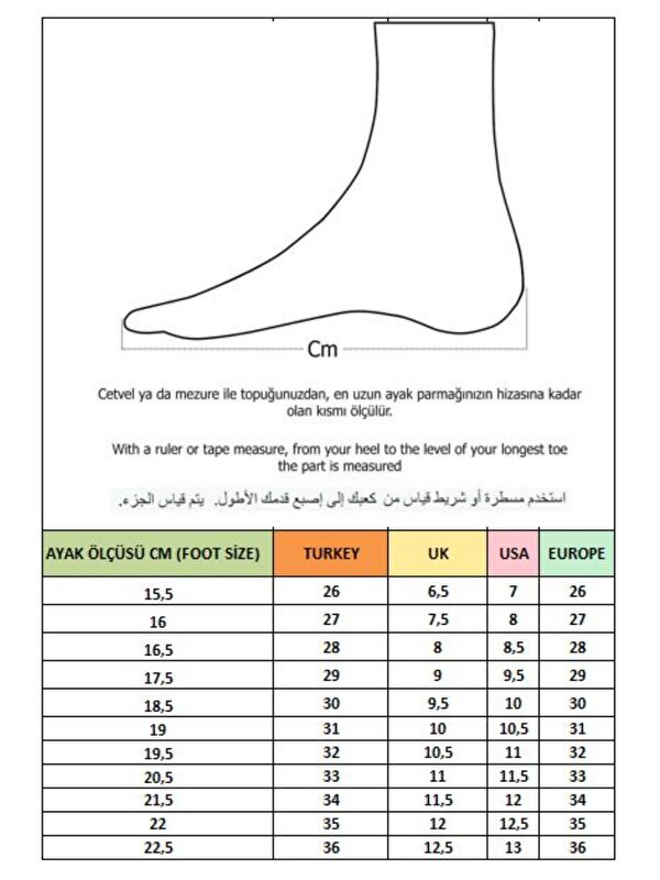 Rapun Günlük Ortopedik Hafif Taban Cırtlı Kız Çocuk Sandalet - Görsel 6