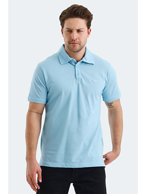 SLAZENGER KLASSE Erkek %100 Pamuk Tişört Koyu