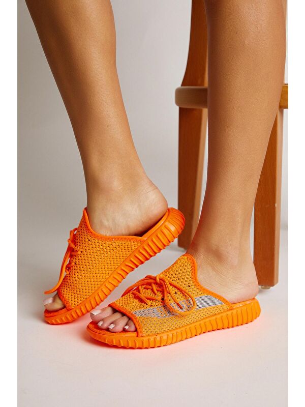 Unisex Oranj Triko Özel Üretim Terlik Tbtr - Görsel 4