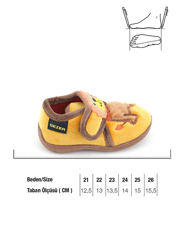 Bebe Erkek Çocuk Kışlık Cırtlı Ayarlanabilir Günlük Kreş Panduf Ayakkabı - Görsel 3