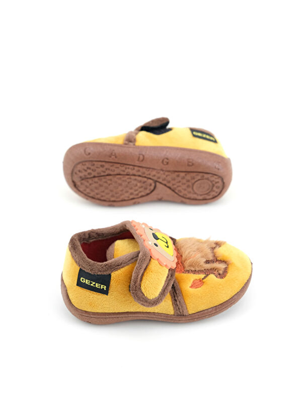 Bebe Erkek Çocuk Kışlık Cırtlı Ayarlanabilir Günlük Kreş Panduf Ayakkabı - Görsel 6