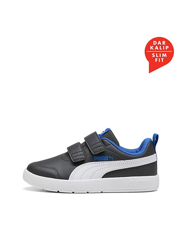 Puma Courtflex V3 V Çocuk Siyah Sneaker