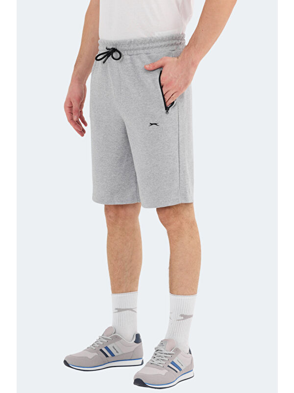 SLAZENGER KAARLO Erkek Cepli Gri Şort