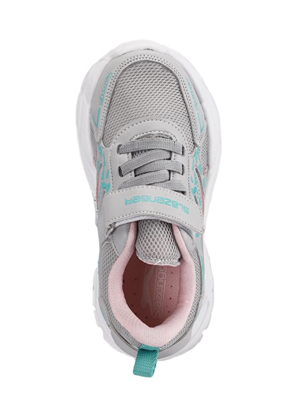 KANNER I Kız Çocuk Cırt Cırtlı Gri / Pembe Günlük Spor Ayakkabısı - Görsel 6