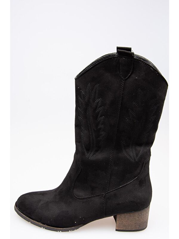 E267730002 Siyah Kadın Bot - Görsel 4