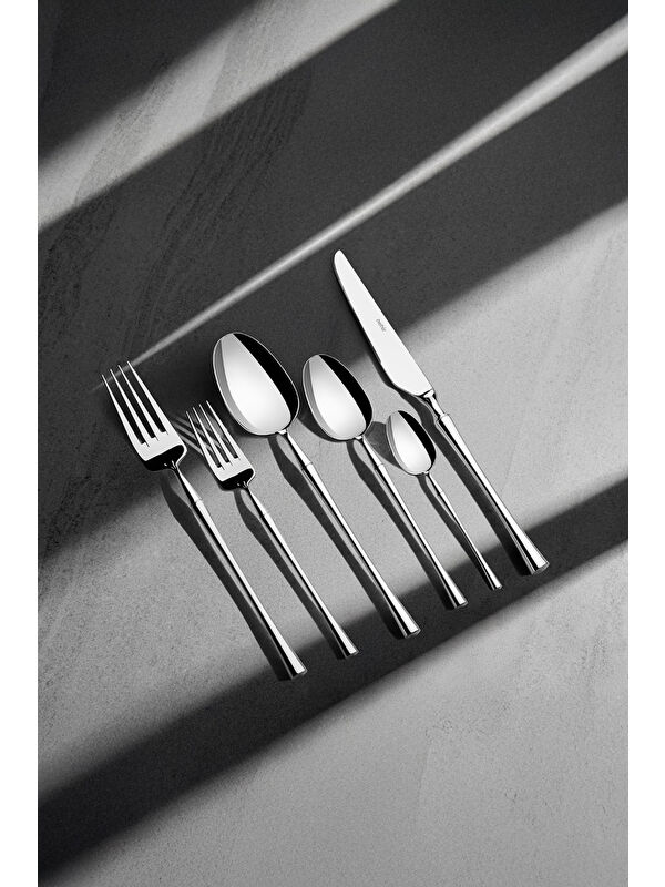 Nehir Marbella Sade 6 Kişilik 36 Parça Kutulu Çatal Kaşık Bıçak Takımı