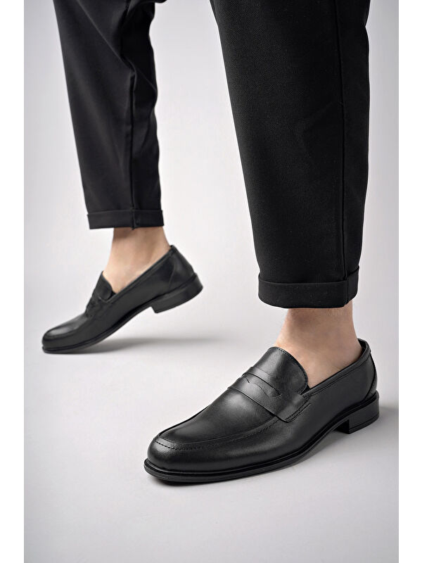 H040 Hakiki Deri Klasik Erkek Ayakkabı - Görsel 7