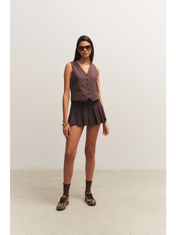 LEOPARD Kadın Ortopedik Günlük Bağcıklı Yürüyüş Leopar Desenli Sneaker Spor Ayakkabı - Görsel 6